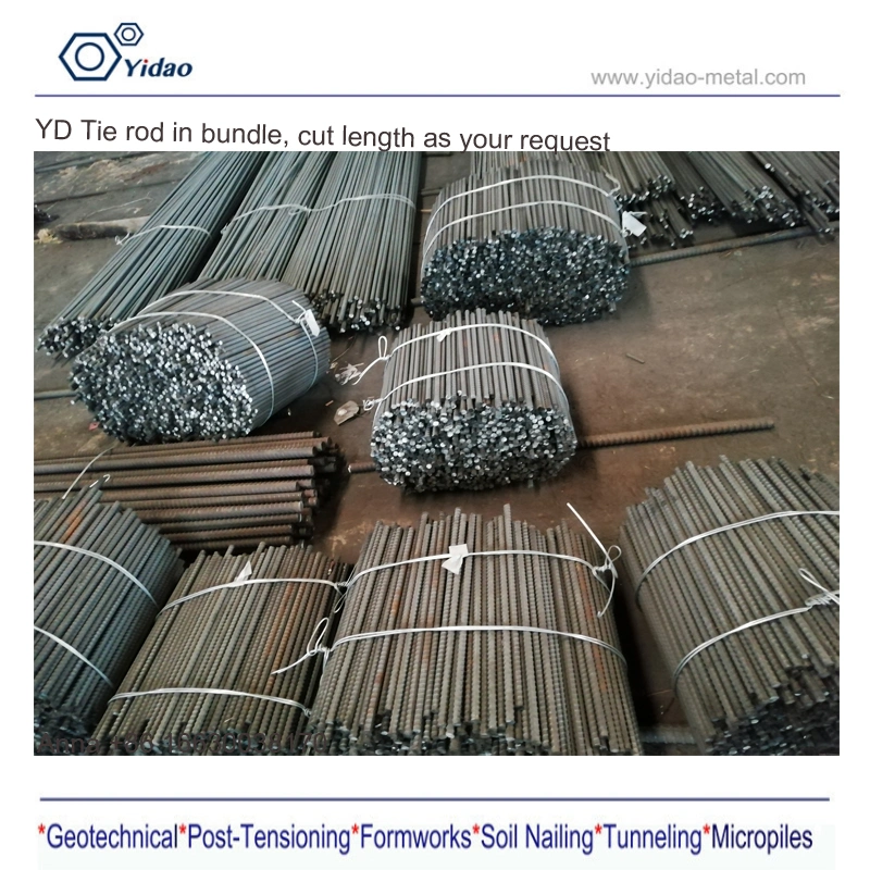 Y1050 Hot Rolled Thread Bar for Barra Helicoidal Mining