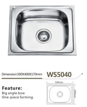 Layon 0.4mm Stainless Steel Kitchen Sink From Walnut Sink Factory