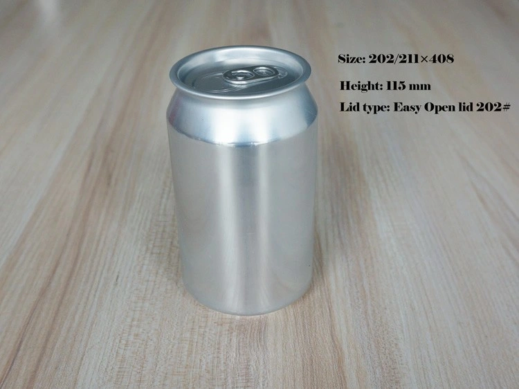 330ml Stubby Metal Round Aluminum Custom Beer Cans Soft Drink Coke Can