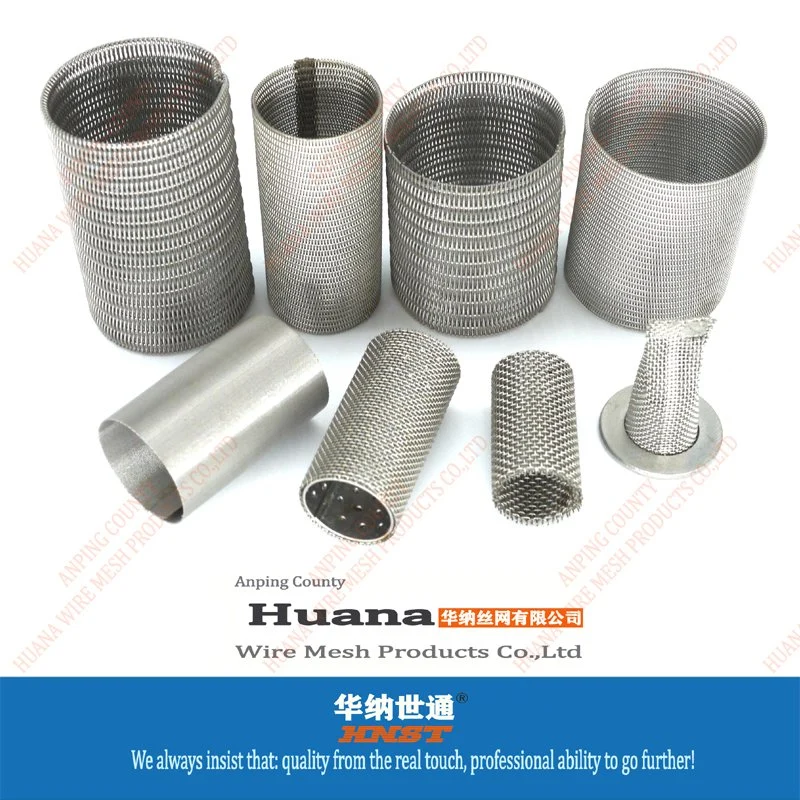 304 316 316L Perforated Metal Wire Mesh Pipe Stainless Steel Tube