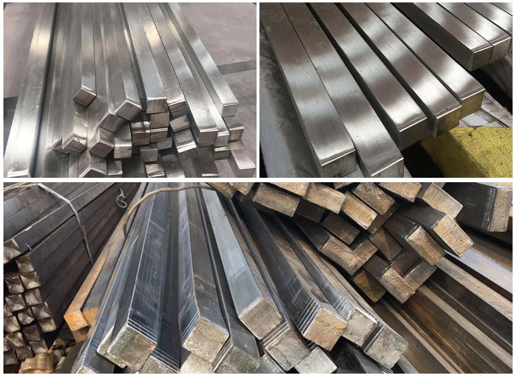 Steel Square Flat Bar Galvanized/Stainless/Iron/Mild Carbon Steel/Billets Forged Square Bar Steel