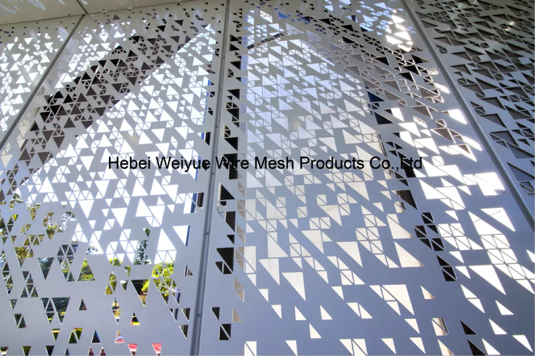 Round Diamond Punch Hole Perforated Metal Mesh/Customized Perforated Metal Mesh Sheet