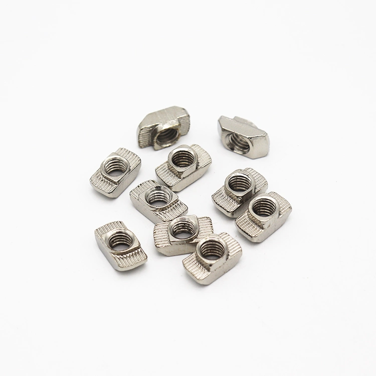 Zinc Plated Steel Half Round Nut for 2023 3030 4040 Aluminum Profile