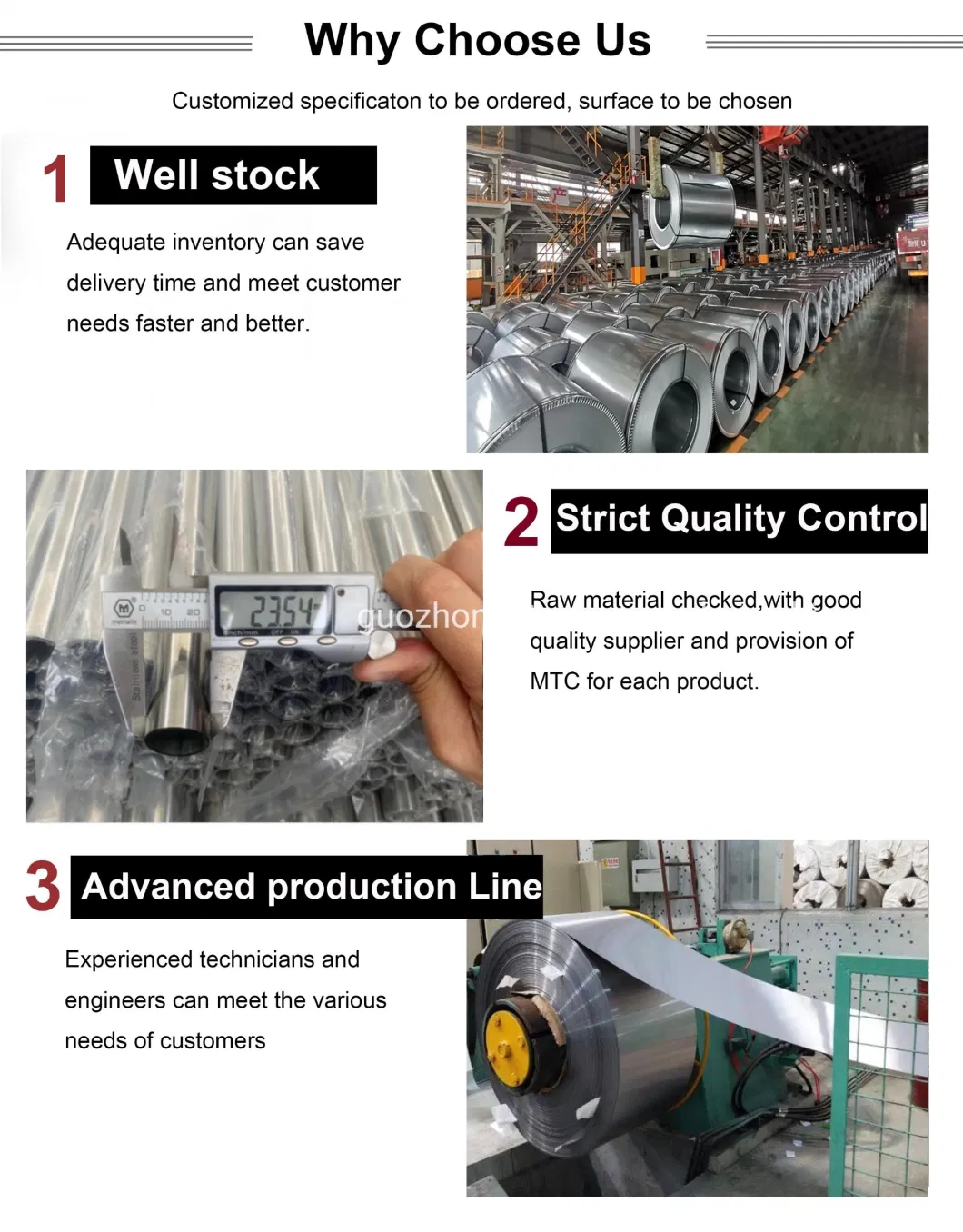 Cold/Hot Rolled Stainless Steel Bar/Round Steel Bar/Hexagonal Bar