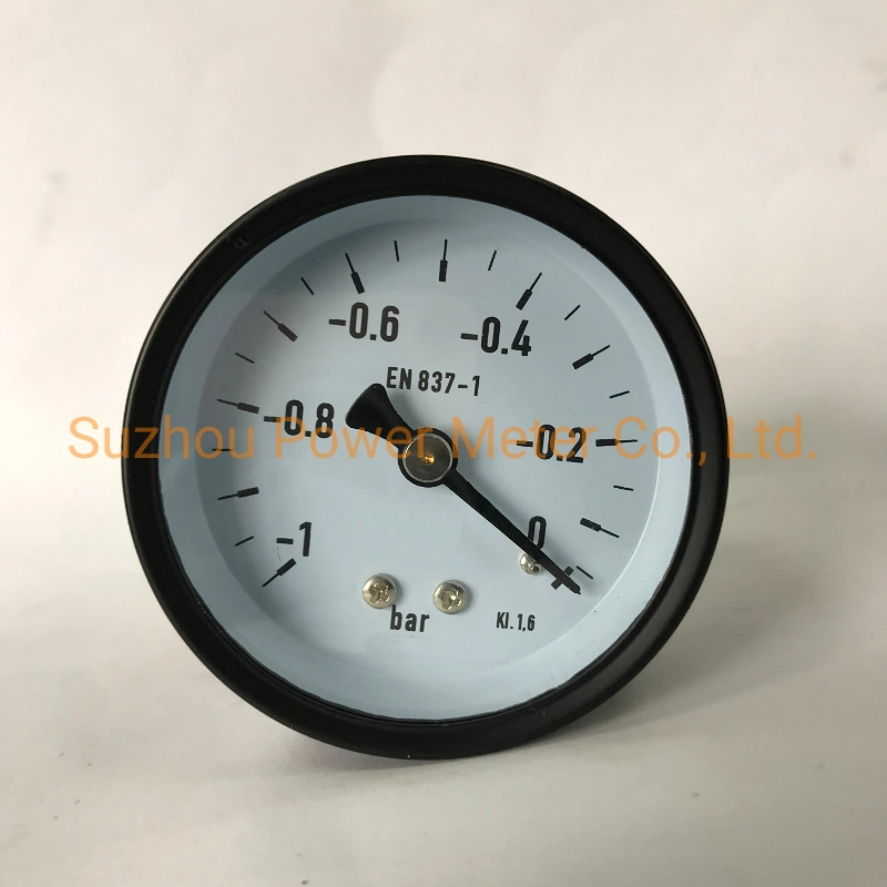 2.5inch Steel Case -1 Bar to 0 Vacuum Gauge