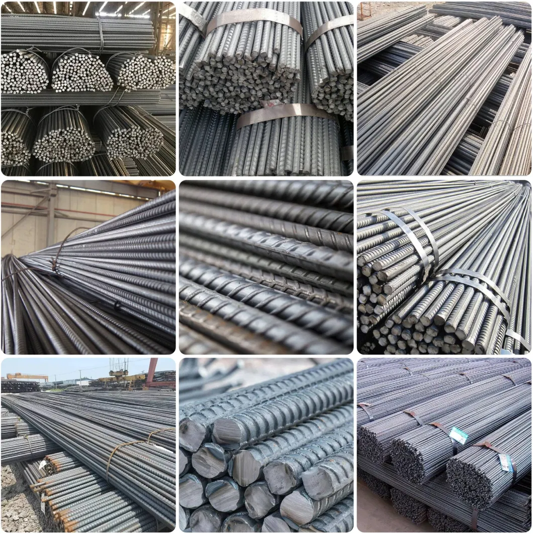 Construction Site Carbon Steel Rebar Seismic Concrete Rebar Deformed Round Cutting Steel Rebar