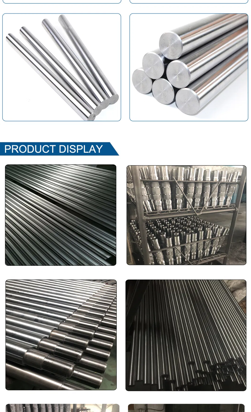 Thick Wall Cold Drawn or Rolled Steel Ck45 Shaft Rod