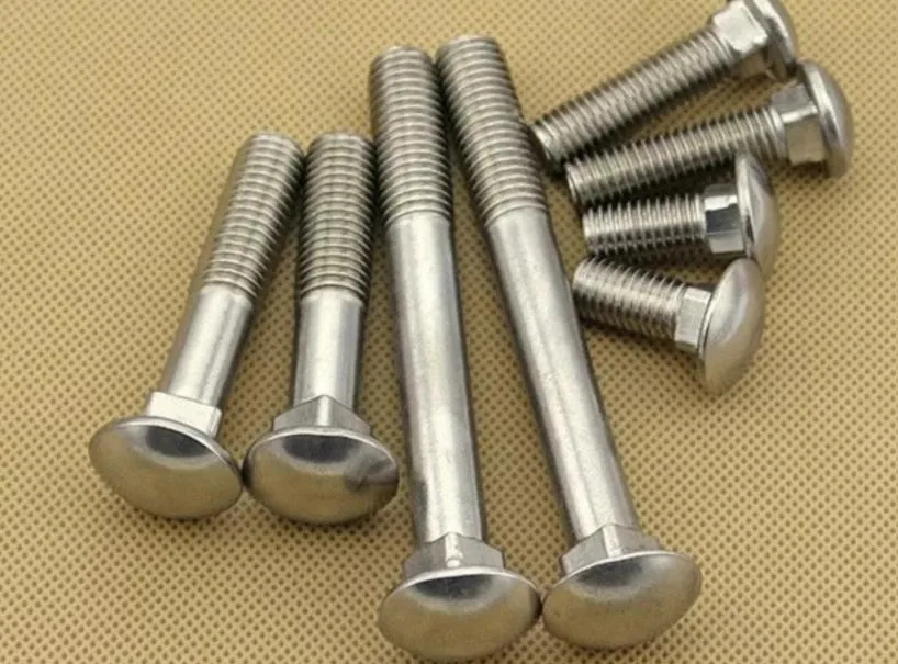 SS304 Carriage Bolt Half Round Head Square Bolt