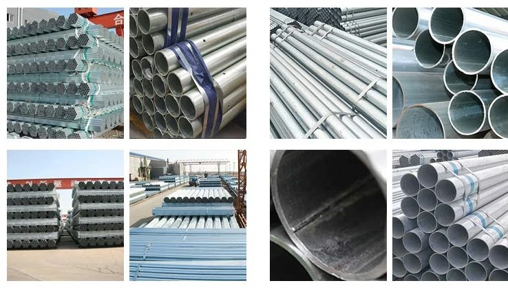 Zinc Coated Carbon Steel Pipes Scaffolding Tube Hot Dipped Galvanized Steel Pipe