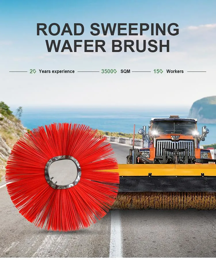 100% Plastic Injection PP Bristle Road Sweeper Brush