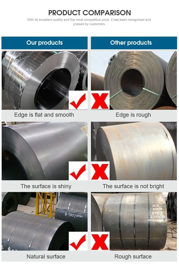 3.75 * 1500 Hot-Rolled Steel Coil Q235 Hot-Rolled Carbon Steel Coil