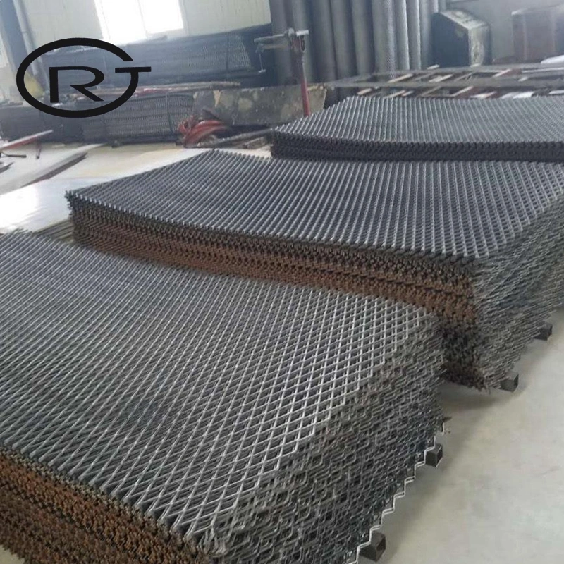 4FT X 8FT Sheet of 5X10mm Mild Steel Expanded Metal Diamond Mesh