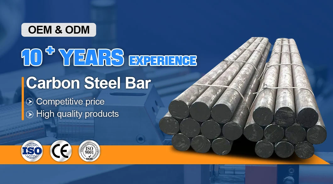 A36 Ss400 Q235 Hot Rolled Mild Steel 1045 4140 4130 Carbon Steel Round Bar