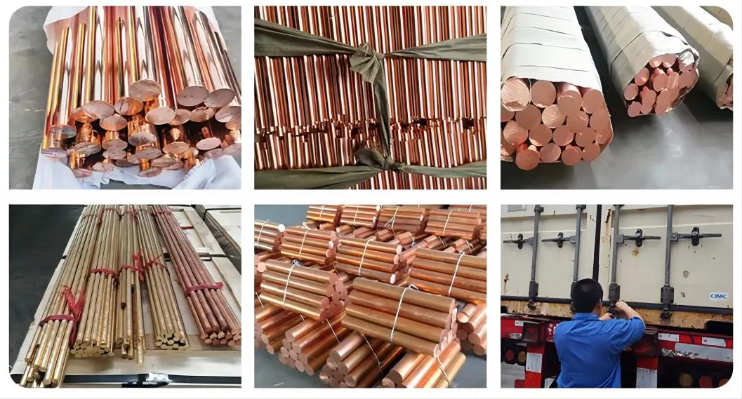 High Quality C11600 C17200 Copper Round Alloy Brass Rod Bar for Industrial