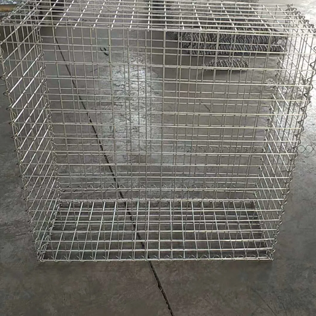 Metal Welded Galvanized Square Hole Welded Gabion Stone Box