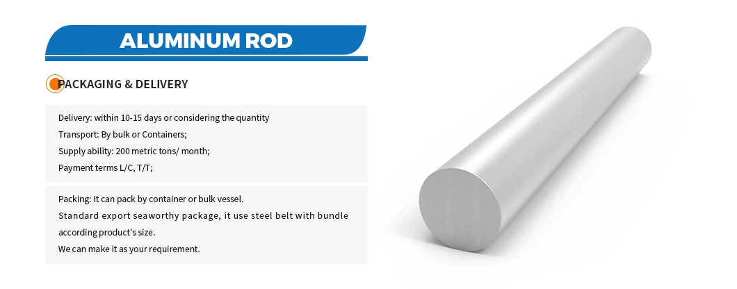 Al ASTM 1060 2A12 2024 3003 4A01 6026 6061 5083 5A05 7075 Casting Extrusion Alloy Aluminum Bar Rod Anodized Round Square