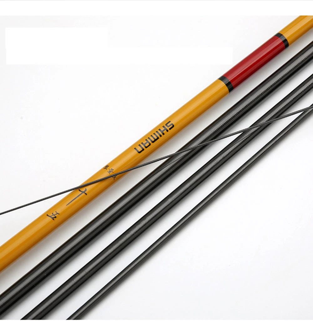 Light Hard 28 Tone High Carbon Bamboo Design Taiwan Fishing Hand Rod for Crucian Carp Rivers