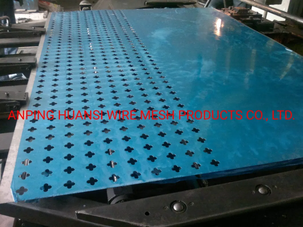 Round Hole Perforated Sheet Metal Panels Corrosion Resistance Metal