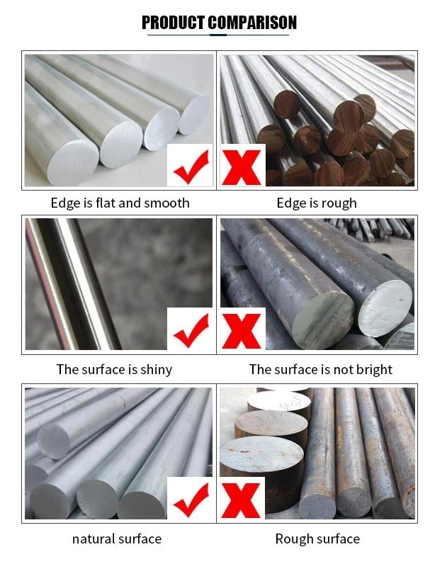 301/302/303 Stainless Steel Round Bar with Corrosion Resistance