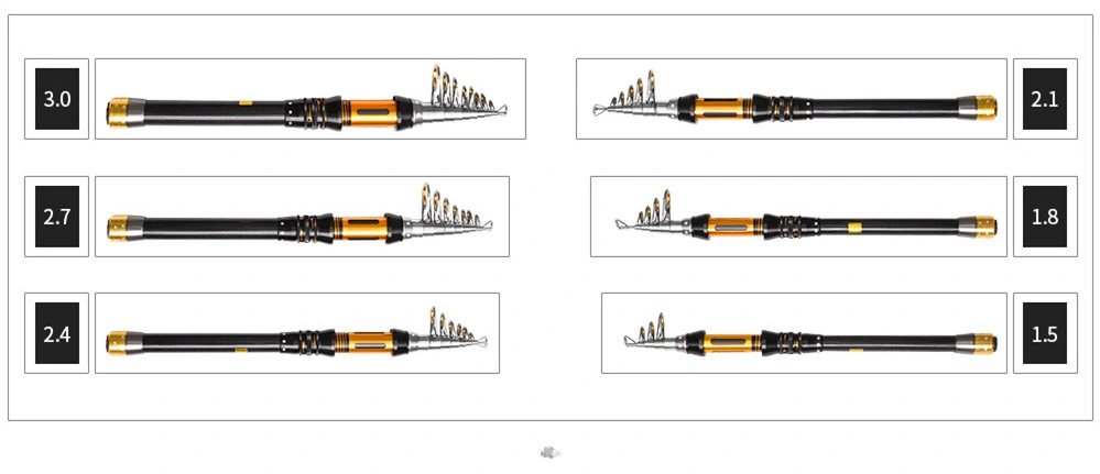 Super-Hard, Super-Light Mini Sea Fishing Rod