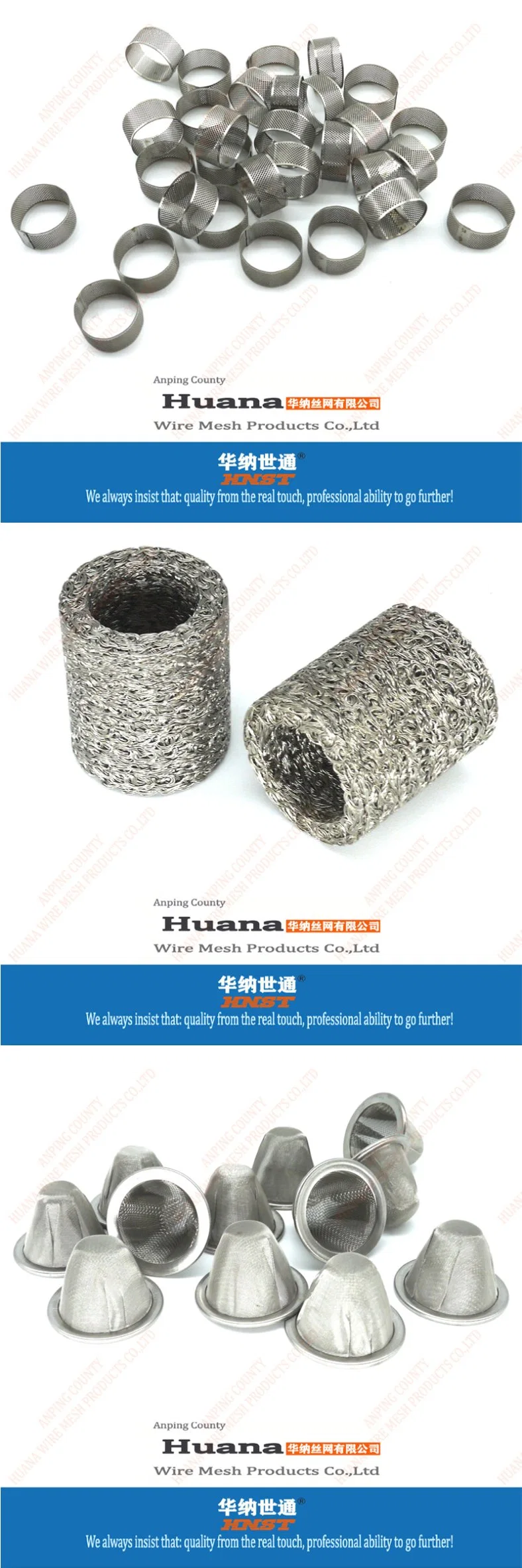Stainless Steel Round Hole Filter Mesh Perforated Tube Metal Filter Cylinder Pipe Tube
