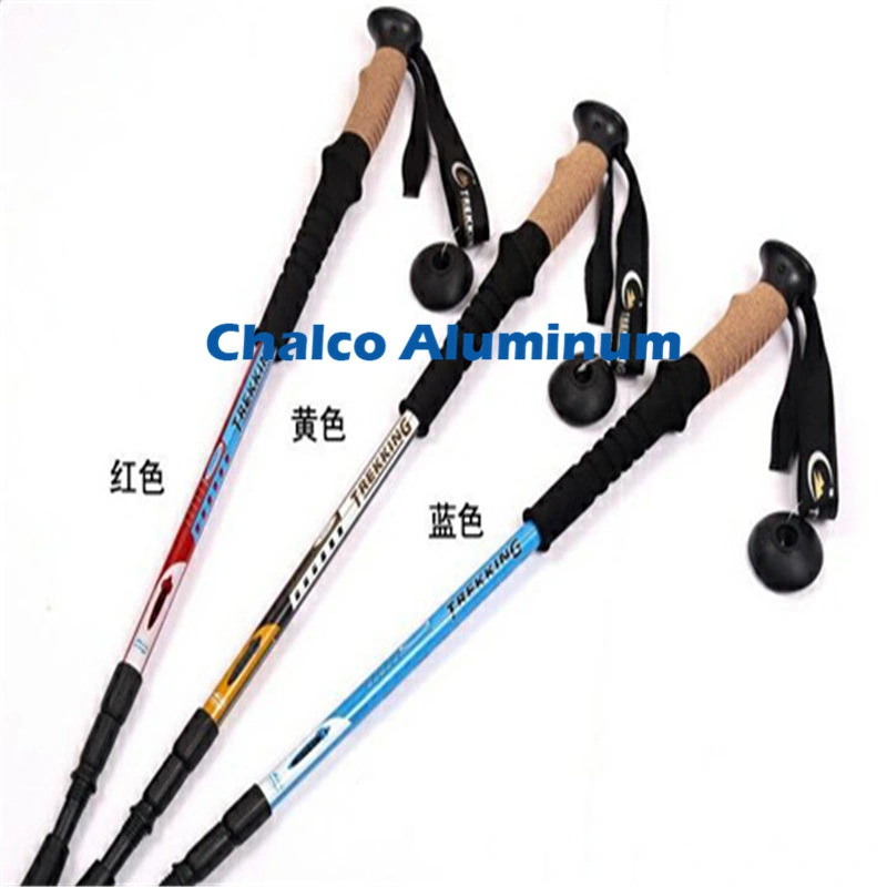 Anodized Aluminium Ski Poles Trekking Poles 7001/7075/6061