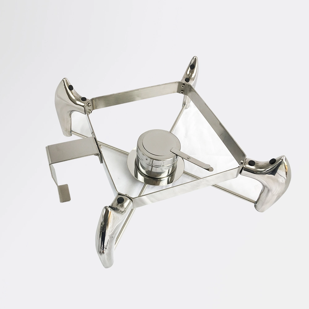 Piatto di sfregamento a buffet in acciaio inossidabile a Chafer Heavybao Multi Style