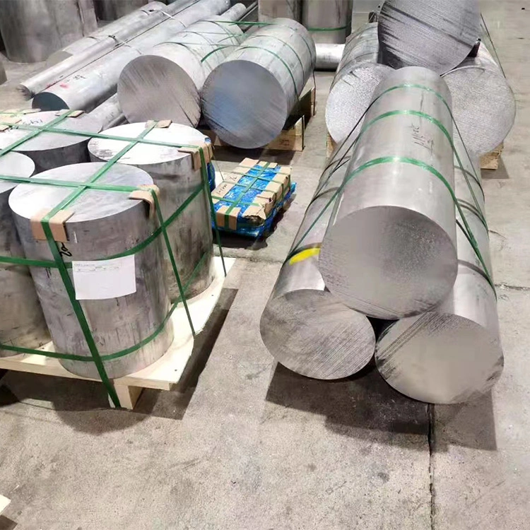 Barra in alluminio con diametro grande 6082 1050 6061 in lega di produzione
