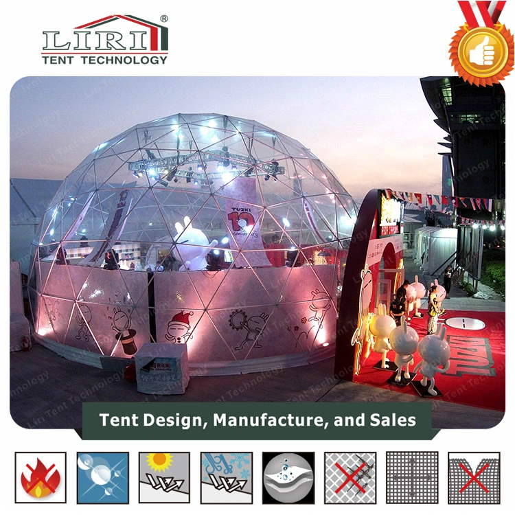 Tende a cupola trasparenti per esterni opache Tenda a cupola in PVC gonfiabile