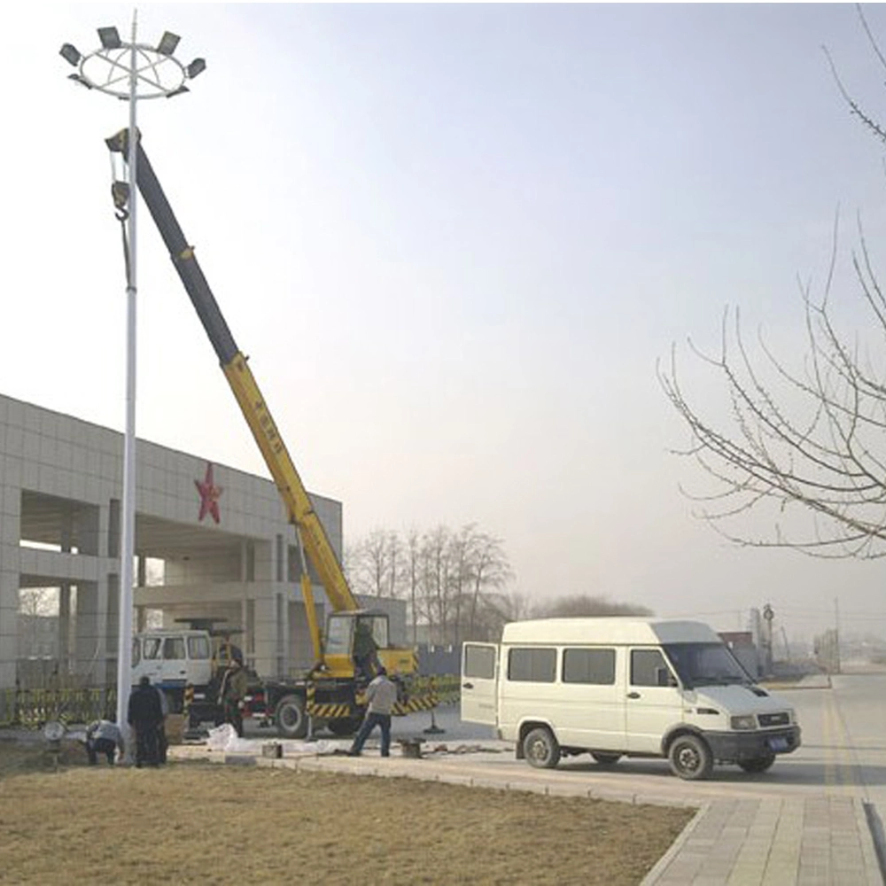 Asta luminosa rotonda/conica poligonale ottagonale Q235 Hot/DIP/galvanizzata ad alto montante