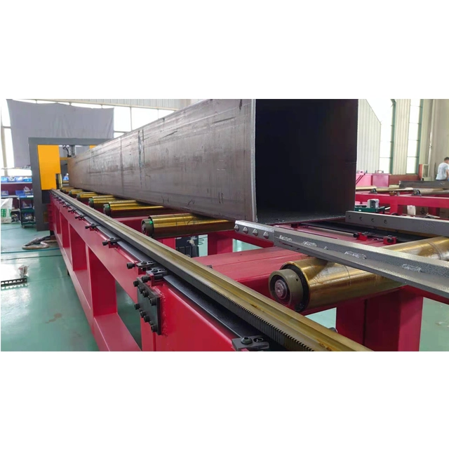 Macchina da taglio al plasma CNC per tubi tondi in acciaio inox E tubo rettangolare