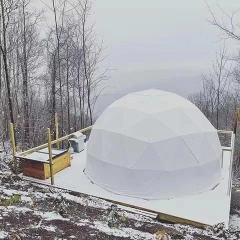 Tenda a cupola Geo di colore diverso, tenda a cupola per esterni