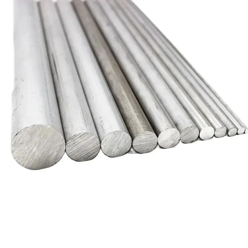 Barra di alluminio 6061 6063 5083 7075 T6 Lega estrusa a caldo Barra in alluminio da 5 mm 8 mm 10 mm 20 mm