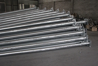 Asta in acciaio elettrico galvanizzato conica poligonale da 2 mm 3mm mm