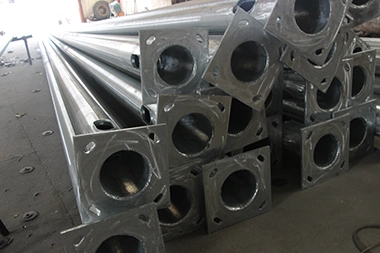 Asta in acciaio elettrico galvanizzato conica poligonale da 2 mm 3mm mm