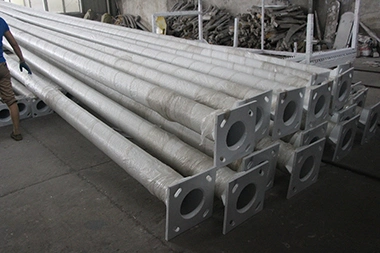 Asta in acciaio elettrico galvanizzato conica poligonale da 2 mm 3mm mm