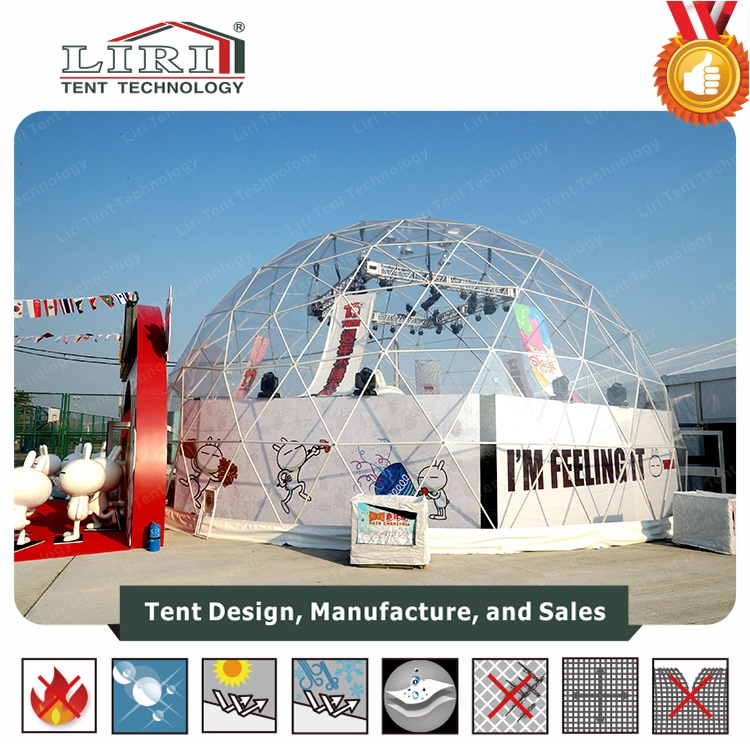 Tende a cupola trasparenti per esterni opache Tenda a cupola in PVC gonfiabile