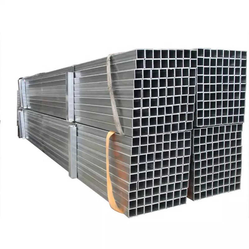 Acciaio dolce A500 zincato a sezione cava 30x30mm A36 Profilo MS tubo rettangolare e tubo quadrato