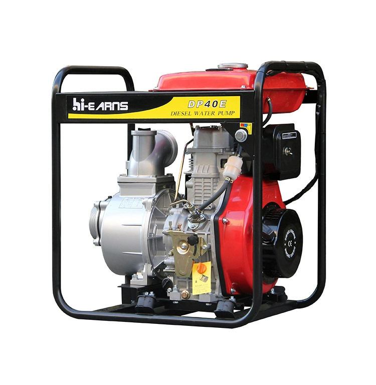 Pompa dell&#39;acqua diesel portatile da 4 pollici con tubo rotondo (DP40)