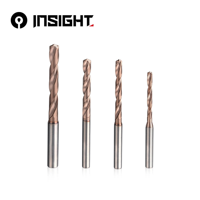 Utensili per tornitura CNC in carburo smussatura tondo 4 mm 6 mm Punte elicoidali per metallo