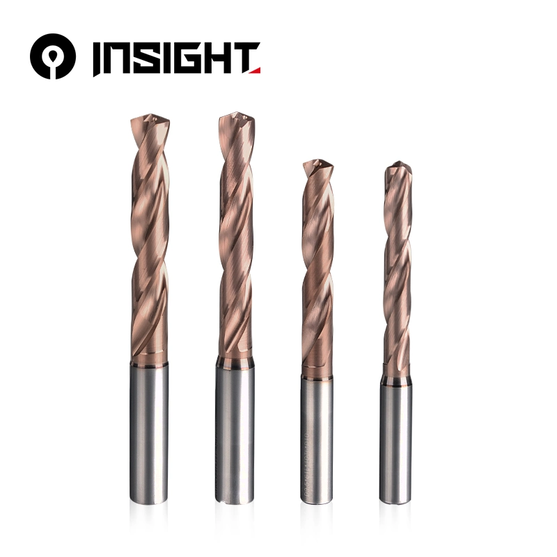 Utensili per tornitura CNC in carburo smussatura tondo 4 mm 6 mm Punte elicoidali per metallo