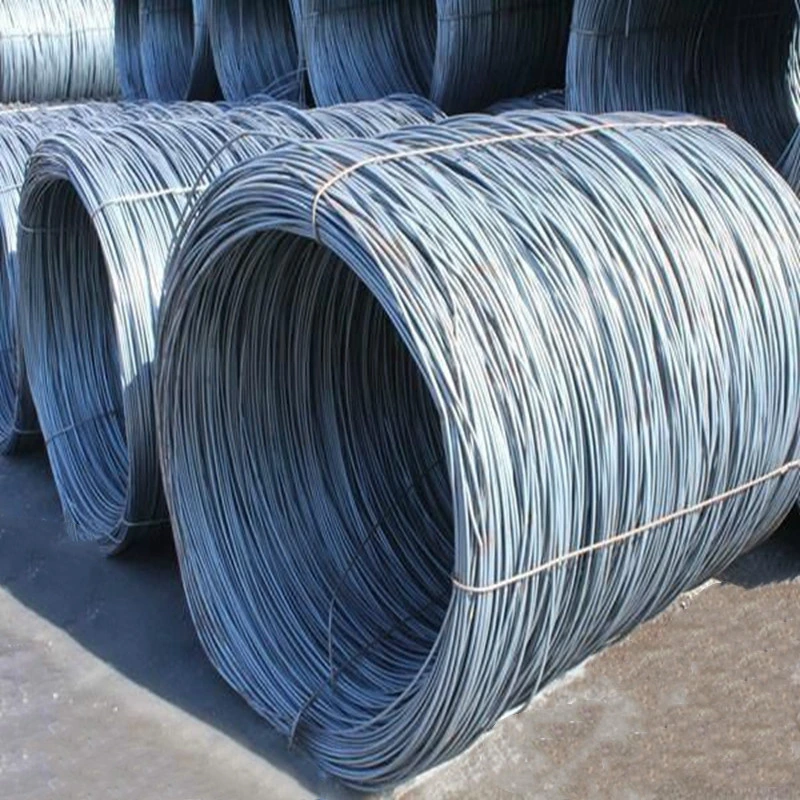 Produzione barra di acciaio strutturale laminata a caldo carbonio materiale da costruzione ferro Asta di filo