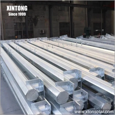 Asta luminosa in alluminio ottagonale rotonda poligonale Xintong acciaio inox Palo