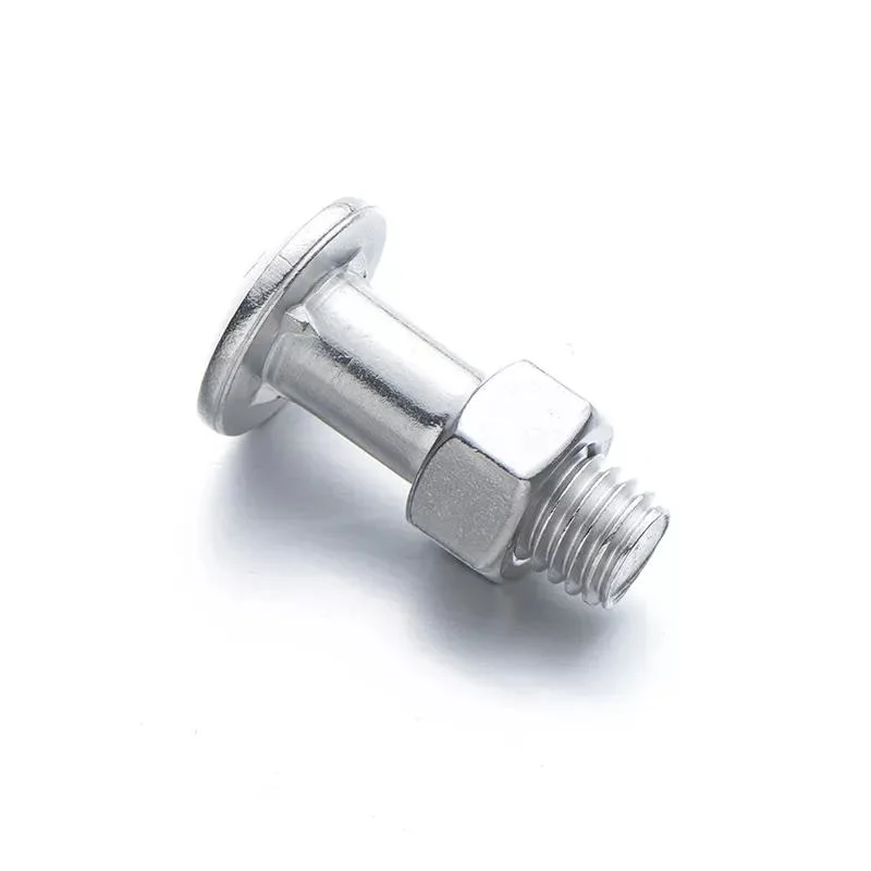 Testa tonda a testa tonda e mezza filettatura A4-70 lucidata in acciaio inox Bullone