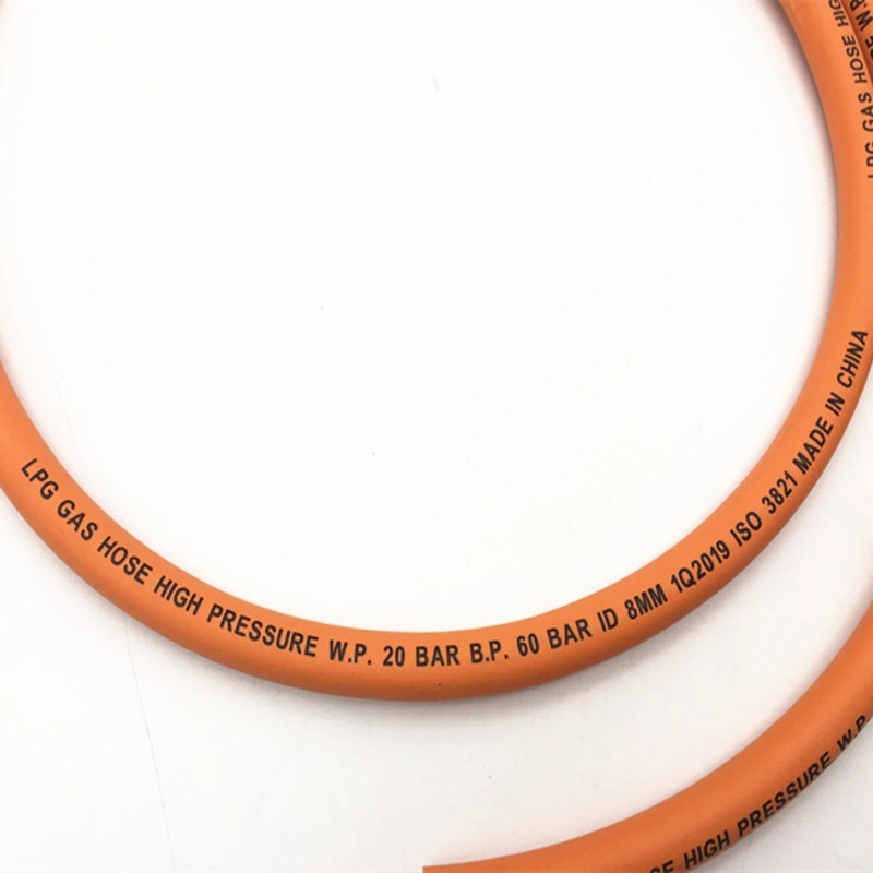 Tubo in gomma GPL con diametro interno di alta pressione 8 mm W. P 20 bar