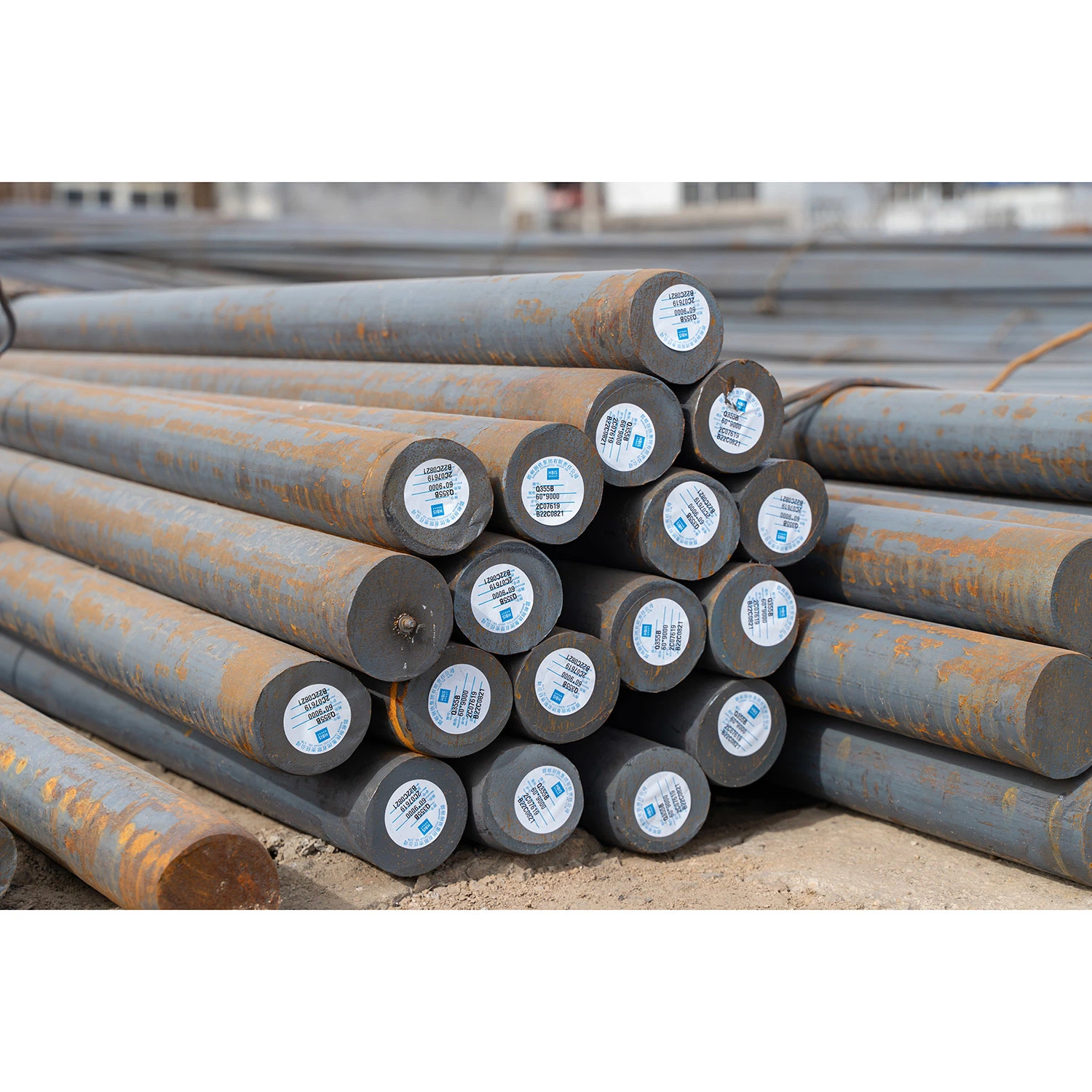 Q235 SS400 ASTM A36 S235JR Q345b S355JR SAE1020 SAE1045 carbonio Asta di ferro rotonda