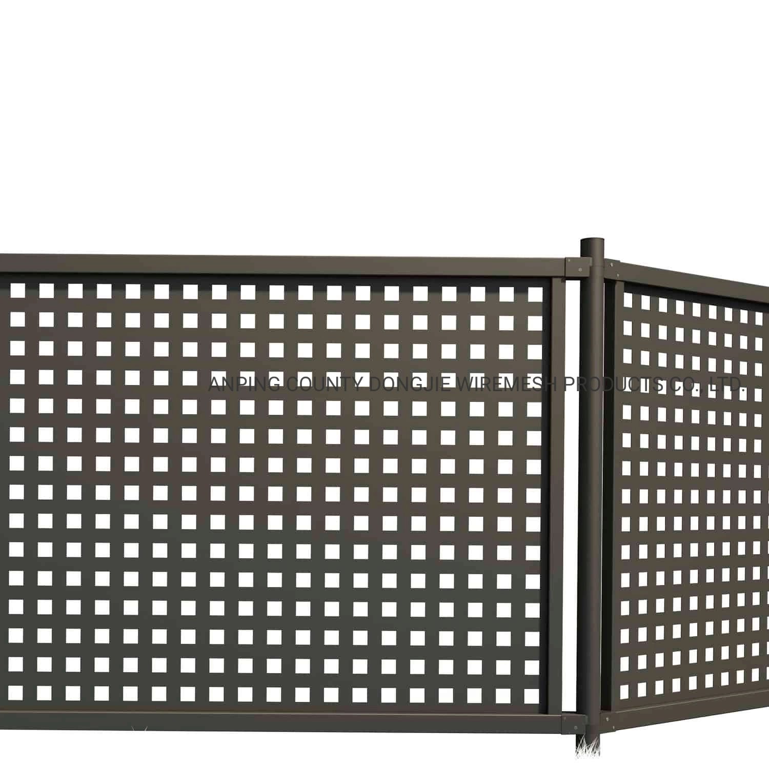 Fori quadrati Perforati con fori rettangolari in metallo Mesh di lamiera perforata