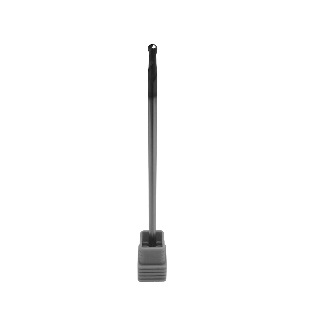 Fresa a punta tonda in carburo cementato extra lunga 65HRC a 2 flute