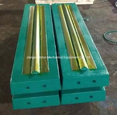 Barra di soffiaggio cromata elevata con inserto in ceramica per Np1520 Np1620 Frantumatore a impatto