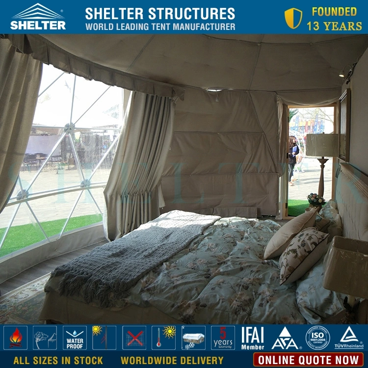 Comprare una cupola geodesia a buon mercato cupola 2-5 persone Glamping Dome Per Campsite